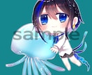 あなただけのデフォルメキャラ作成します キラキラ可愛い！目立つ！透過素材付き！ イメージ3