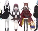 Live2dモデルを作成いたします キャラデザからパーツ分けイラストまで。配信を始めたい方へ。 イメージ2