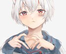 透明感のあるイラスト制作いたします アイコン、歌ってみた動画、サムネイル用など イメージ3
