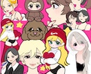 ポップなSNS用アイコン描きます 写真から描けます♡オリジナルで個性が輝くデフォルメ似顔絵 イメージ3