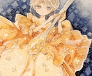 アナログの透明水彩を使ったSNSアイコンを描きます 淡く儚い雰囲気から濃く深い世界観まで水彩で表現します。 イメージ7