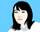 シンプル/人物イラスト作成します リアル過ぎない、きらきらの目で可愛らしく描きます。 イメージ3