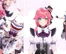 1枚絵、Live2Dイラストなどご依頼できます 幅の広さが自慢です！その他のサービスと同時でお安くなります！ イメージ2