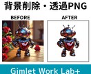画像の背景透過・背景削除いたします 商品画像・バナー素材に最適！きれいに背景を切り抜きます イメージ1