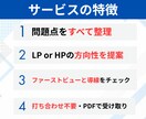 LP？HP？迷ったらこれ！集客ページ診断します 集客につながる改善点を分かりやすく診断 イメージ3