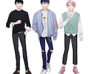 1枚イラスト/アイコン用/ミニキャラなど描きます 男の子が得意です(女の子も描きます)お気軽にご相談ください！ イメージ7