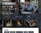 SNS・広告向けの映像を作成します AIでショート動画を制作します イメージ2