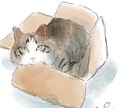 ゆるふわペットさん日常絵描きます ペットさんの何気ない日常の一コマを、鉛筆線画&水彩調で！ イメージ2