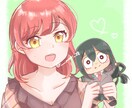 SNSで使用出来るアイコンを作成します ふわふわしたイラスト／アイコン/夢絵をご提供いたします！ イメージ4
