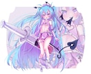 商用利用OK！きらきらかわいい萌えイラスト描きます 一枚絵、アイコン、立ち絵、動画用イラストなど イメージ8