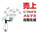 売上拡大につながるメルマガ自動生成AI提供します 2〜3分で売上に繋がるメルマガ完成｜「売れる文面構成」提案付 イメージ1