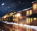 幻想的な風景、背景をお描きします 星空や入道雲など情緒的な景色が好きな方へ イメージ3
