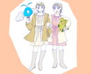 追加料金なし☆全身可　繊細なイラストを描きます 現役デザイナーが魅力あるイラストを描きます！ イメージ3