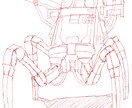 ロボット、メカ、乗り物のイラストを描きます キャラ、背景、アイテム、ロボット、乗り物、メカデザインを制作 イメージ10