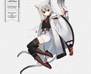 Vtuber/うちの子/TRPG全身立ち絵描きます うちの子デザイン、VTuberキービジュ、TRPG立ち絵に！ イメージ9