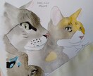 あなたのかわいいペットの水彩画を描きます 可愛いペットを水彩画にしませんか？ イメージ2