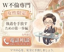 W不倫の引き際。執着を手放し前を向く対話をします やめたいのにやめられない。執着を手放すための第一歩。 イメージ1