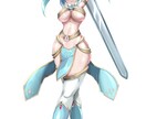 キャラクターイラスト・デザインの作成をします セクシー系からSD絵の作成まで可能です イメージ6