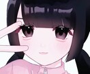地雷系量産型アイコンお描きします 1×1のバストアップ又は肩から上サイズのイラストを描きます イメージ2