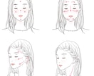 女性向け、大人っぽいおしゃれなイラストを描けます お洒落で線だけシンプルなタッチに仕上げます イメージ4