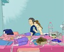 イラスト描きます 似顔絵、アイコン用、プレゼント用のオシャレなイラスト イメージ2