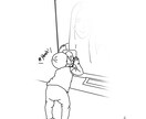モノクロオシャレなアイコン描きます お子さんをアイコンにしてみませんか？ご自身のももちろんOK！ イメージ3