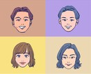 お写真からアメコミ風似顔絵イラストを制作します ハイクオリティなアイコンでビジネスにも好印象◎ イメージ2