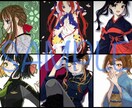アイコン用等のイラストを制作します 髪の毛にこだわった可愛さご提供します イメージ1