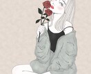 シンプルでかわいい女の子イラスト作成します パンフレット挿絵やパッケージデザイン用イラスト始めました イメージ4