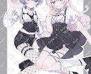 かわいいイラスト・1枚絵 作成します SNSや動画・配信用、アイコン、立ち絵など イメージ4
