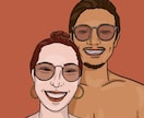 おしゃれなSNSアイコン、似顔絵を描きます 写真アイコンは苦手、飽きた方におすすめです イメージ2