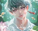 ご要望にお応えした美麗系イラスト描きます 美麗系のイラストをお求めの方に、美しい一枚絵を制作いたします イメージ5