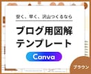 ブログ図解！CANVAテンプレート120種あります 本当に必要な図解だけ！ブログ・SEO歴14年のプロが制作！ イメージ1