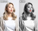 人物・背景お写真のレタッチをします 不要物削除・美肌補正・色味調節で写真を整えます イメージ6