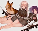 商業利用可 イラスト制作いたします インパクトのあるイラストをおつくりいたします＞＜ イメージ10