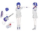 人物のキャラクターデザインをします Vtuberのデザインや物語の登場人物のビジュアル化など イメージ1
