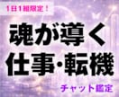 忖度なし！魂が選ぶ「真の適職・動く時期」霊視します 転職・天職・人間関係。絡まった現状を解き、運命を好転へ イメージ1