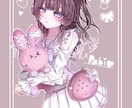 装飾付け放題！平成ギャルゲ萌え絵イラストを描きます キャラの可愛さを引き出す構図・質感や色合いが自慢です♪ イメージ5