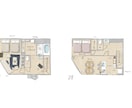 建築イラストレーターがおしゃれな間取り図描きます 手書きならではの優しいタッチでプレゼンやパンフレットやHPに イメージ3
