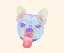 愛犬の似顔絵描きます 誕生日記念やオリジナルグッズ印刷で愛犬のイラストが欲しい方へ イメージ6