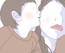 お写真からオシャレな線画アートを描きます 元アパレル店長、現2児の母が描くおしゃれな線画アートをぜひ! イメージ2
