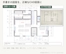 手書き・PDF図面を正確にCAD化します 店舗設計20年。Vectorworks16年で丁寧に清書 イメージ2
