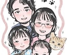 温かみのある優しい似顔絵を制作します あなたの思い出をイラストに残します イメージ1