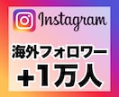 インスタグラムのフォロワー＋１万人増加します 安心★安全｜120日保証｜増加支援｜拡散｜振分可｜匿名評価可 イメージ1