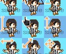 可愛いオリジナルのマウスポインター作ります いつも触るPCだからこそ可愛いドット絵で彩を イメージ3