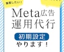あなたに最適な広告初期設定を提案します 丸投げOK！あなたに合わせたMeta広告の初期設定を行います イメージ1