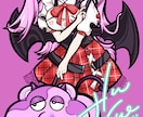 サムネやグッズにオススメの一枚絵描きます 様々な用途で使える派手で目を引く一枚を イメージ6