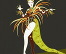 レトロで雰囲気のあるイラスト描きます ビジュアル作り、挿絵やDM作成にアイキャッチなイメージを イメージ6