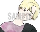 上半身のアニメ・漫画タッチのアイコンを作成します デジタルイラストにてカラフルに描きます。 イメージ1