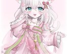 商用利用◎SNSで使えるかわいい女の子お描きします 落ち着いた色合いで雰囲気のあるイラストをお届け♪ イメージ7